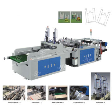 Automatic Plastic T-Shirt Bag Making Machine